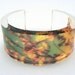 Medium Flower Bangle June Summer Yellow & Green Blossom Acrylic Bangle Special Offer Womens Cuff