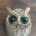 Vintage Rustic Owl Pin