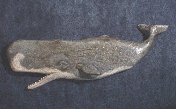 SPERM WHALE Hand Carved by BobsStuff on Etsy