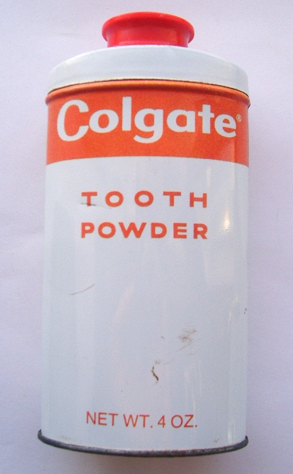 Vintage Colgate Toothpaste Tin Container