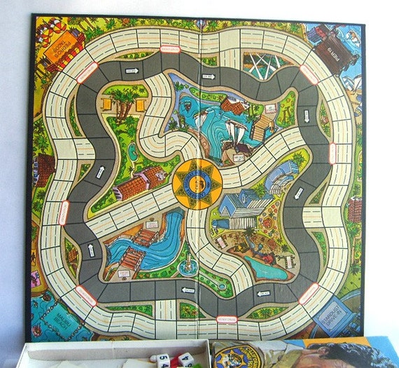 1981 CHiPs TV Show Board Game