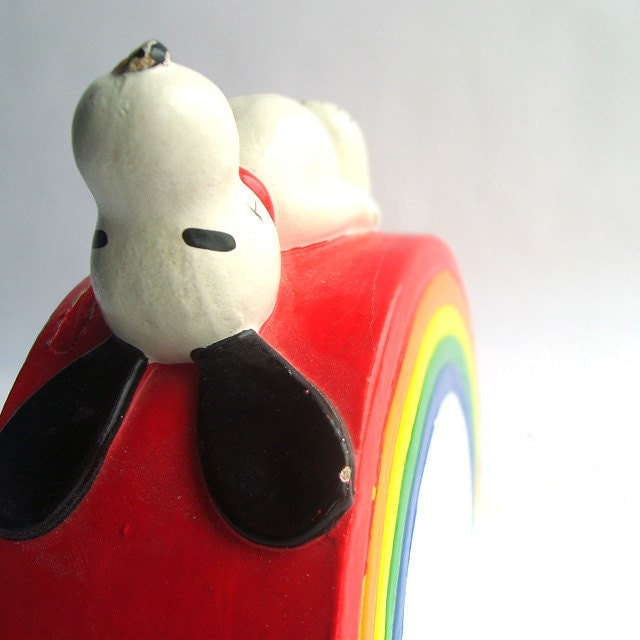 rainbow snoopy plush