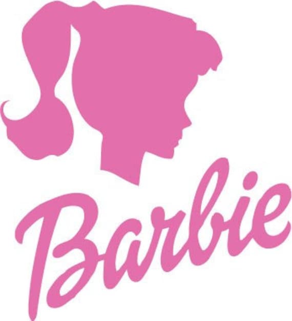 Items Similar To Large Barbie Decal And Logo On Etsy