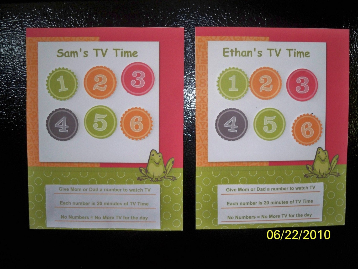 Children's TV Time Chart