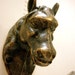 2 Brass Horse Hooks