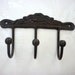 Hand Painted Roses Iron Hook