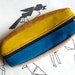 Suede Leather Pencil Cases