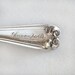 Spoon Key Ring Silverware Key Chain with Davenport's Monogram OOAK From Ogdenarthaus