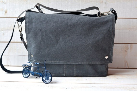 grey man messenger bag