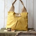 Reserved for Vanessa - Fall fashion CHIC Diaper Bag in Mustard LA BOHEME