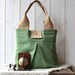 CHIC Handbag Diaper Bag in Green LA BOHEME- light green fashion St. Patrick's Day