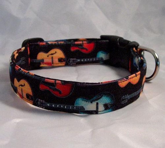 Guitar Music Dog Collar