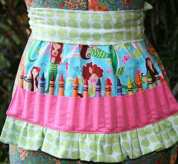 Reversible Toddler/Preschool Crayon Art Apron