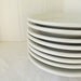 Set of Eight Vintage Ironstone Lunch Plates