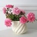 RESERVED - Cool Vintage Swirly Planter