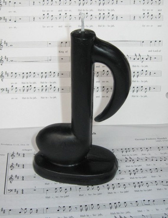 MUSICAL NOTE Candle by kittredgecandles on Etsy