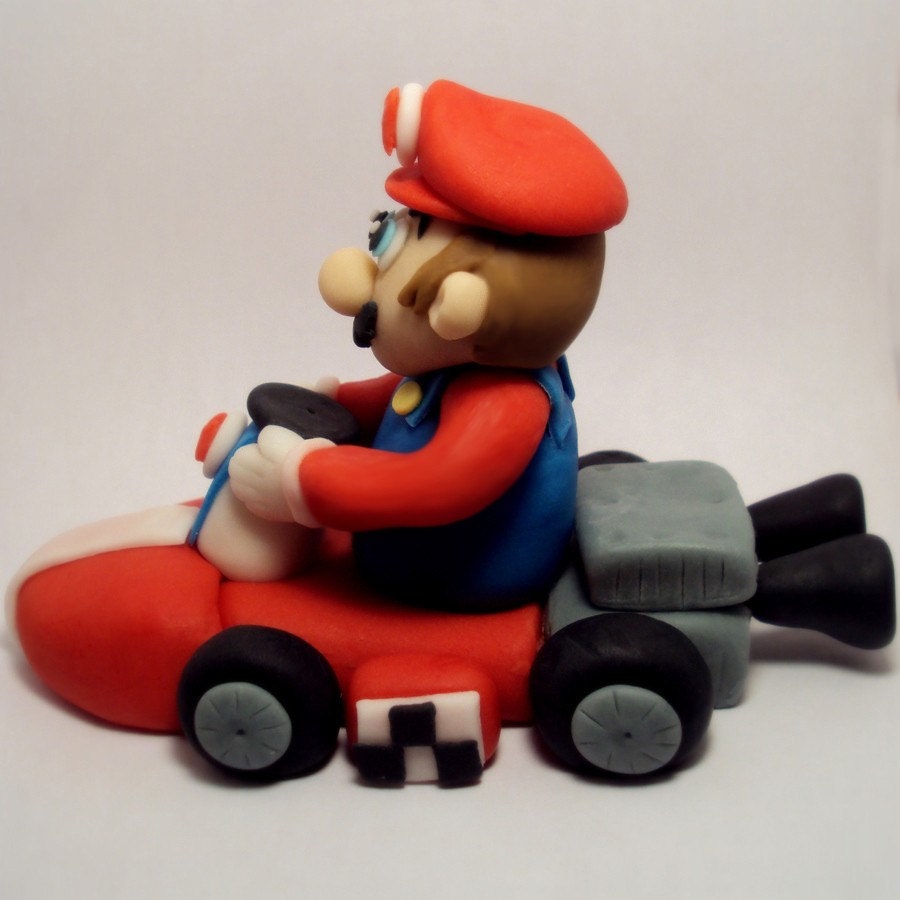 Mario Kart Cake Topper