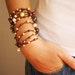 Cinnamon and Vanilla - Crocheted necklace / bracelet - rusteam europeanstreetteam ohtteam - Free Worldwide Shipping