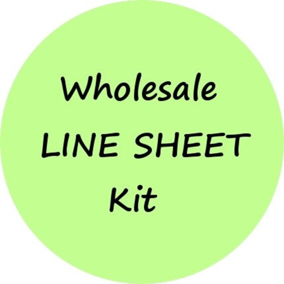 Wholesale Line Sheet Template - How-To Video Instructions -Terms and ...