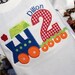 Boys Personalized Appliqued Birthday Train Tee