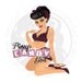 Premade Character Logo Design - Pin up Girl (Buy and Customize This Exact Design)