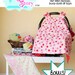 Oh Baby Car Seat Canopy, burp cloth and Baby Toy pattern by Quilt Story