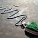 Uvarovite garnet, Green, Emerald, Sterling silver necklace, handcrafted artisan jewelry by jewelrybyfrancine on etsy