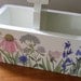 Painted Furniture Botanical Garden Storage Box Farmhouse Cottage Planter