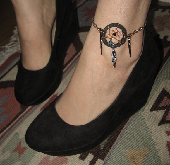Feather Anklet Tattoo