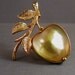 SALE The Golden Apple Vintage Sarah Coventry Brooch