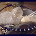 Navy Blue Beaded Anklet Ankle Bracelet Throat Chakra Jewelry