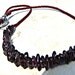 RED GARNET NECKLACE Size 17" Inch Necklace Root Chakra Energy Beaded Necklace Chakra Jewelry