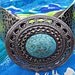 Reserved for Jennifer/Turquoise Cuff Antique Silver Vintage Turquoise Cuff Direct Checkout Woman Chakra Jewelry