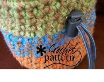 INSTANT DOWNLOAD - Crochet Rock Climbing Chalk Bag Pattern