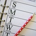 Week-at-a Glance Planner Sheets