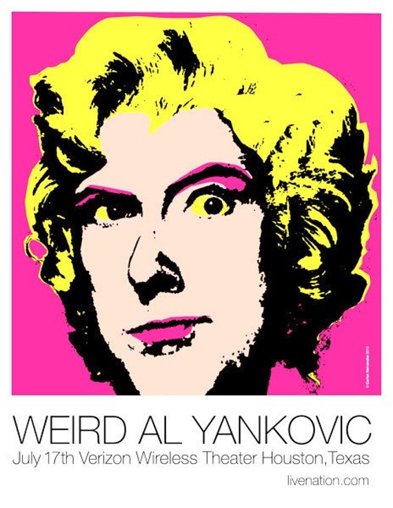 Weird Al Yankovic Screenprinted Poster LAST ONE by carloshernandez