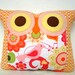 NEW /The Summer bird owl pillow