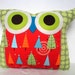 Sale/Christmas owl pillow