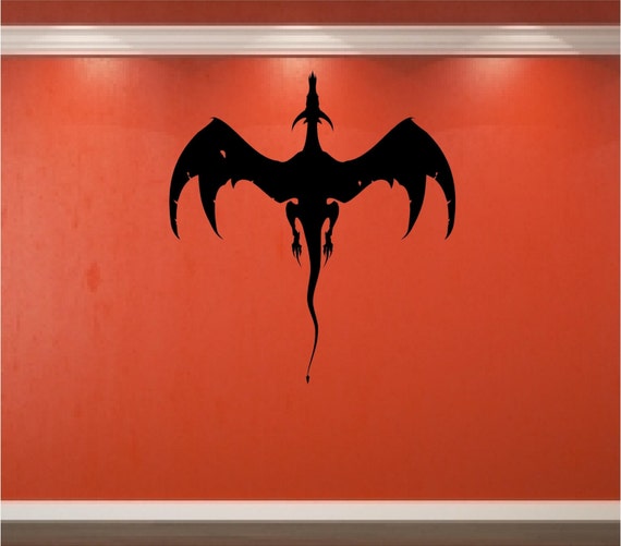 Items similar to Dragon Vinyl Wall Decal on Etsy