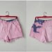 SALE 90s M B.E. Blues high waisted pink denim shorts