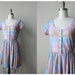 SIZE M colorful plaid mini dress