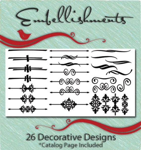 Download Embellishments Decorative Designs Package Vector Art Vinyl