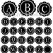 MONOGRAM Alphabet Vector Art SVG EPS AI Cricut Vinyl - 5 PKGS