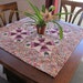 Handmade Floral Quilted Table Topper