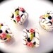 lampwork glass beads roses