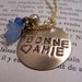 French Friendship Necklace... Bonne Amie... Best Friend