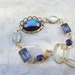 Sapphire Archer - Vintage West German Glass Sagitarius Sapphire Stones Bracelet