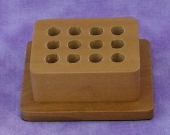 Premium Wood Stand For 12 Jewelry Design Stamps SALE