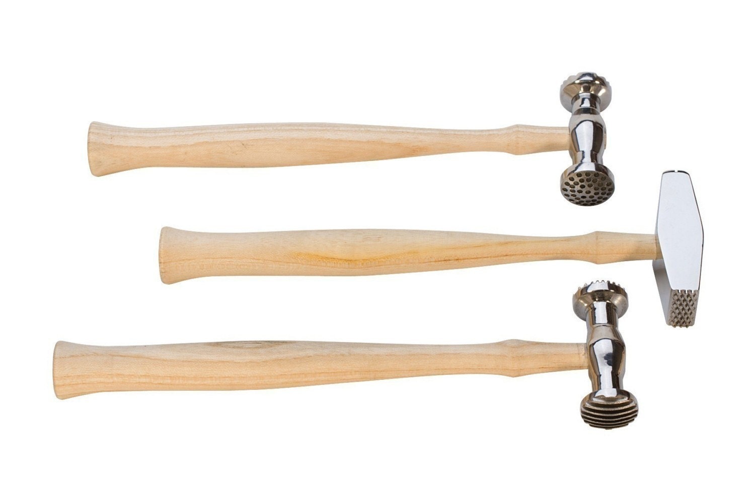 Jewelers/Metal Worker Texturing Hammer Crosshatch/Stars 03