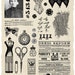 The Dressmaker Rubber Stamp Collection